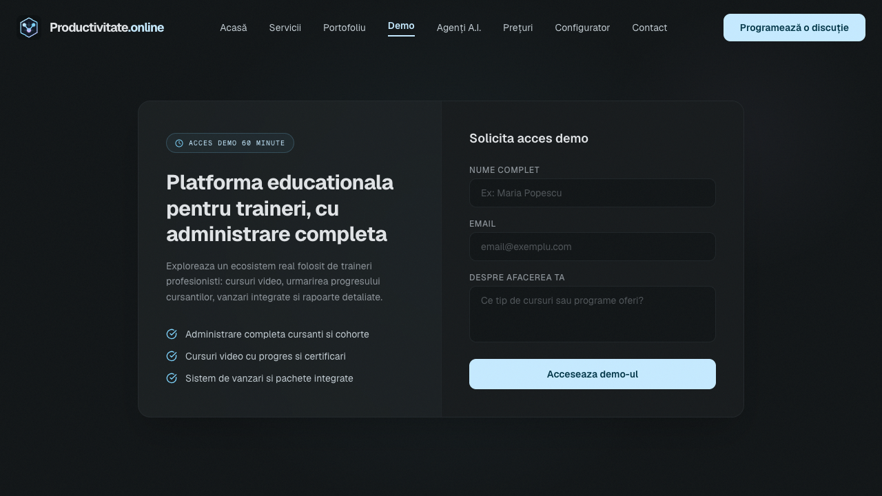 GCD Platforma Educationala